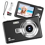 Digital Camera 1080P FHD 44MP with 2.4" LCD Screen,16X Digital Zoom, Small Portable Vlogging Camera with 32gb SD Card for Kids Teen Students Beginner