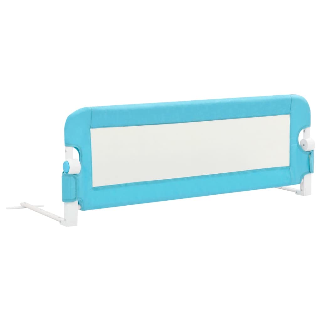 ZEYUAN Barandilla de Seguridad Cama de niño, Barandilla Cama Niño, Barrera Cuna, Defensa Extensible, Barandilla Sofa, poliéster Azul 120x42 cm