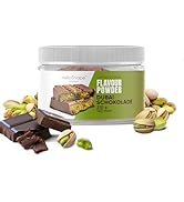 Poudre aromatisée Dubaï Chocolate : Poudre de Goût Presque Sans Calories - Végétalien, riche en fibres, m...
