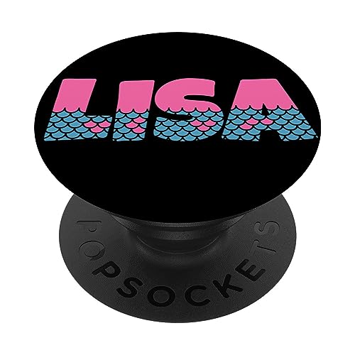 Lisa Tee Lisa Letras Regalo Lisa PopSockets PopGrip Intercambiable Lisa Tee Lisa Letras Regalo Lisa PopSockets PopGrip Intercambiable
