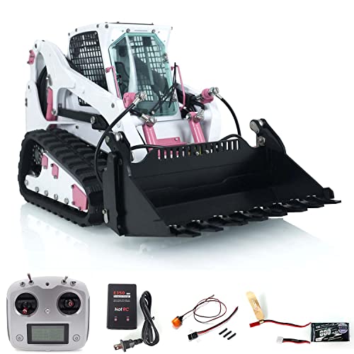TOUCAN RC HOBBY 1/14 LESU Aoue-LT5 Tracked Skid-Steer RC Hydraulic Loader RTR Rotating LED Light