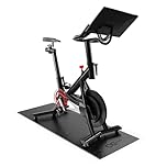 Cycleclub Bike Mat - Upgrade to 6mm Thickness Exercise Bike Trainer Mat Stationary Indoor Spin Bike, Gym EquipmentCarpet Hardwood Floor,24"*51"…