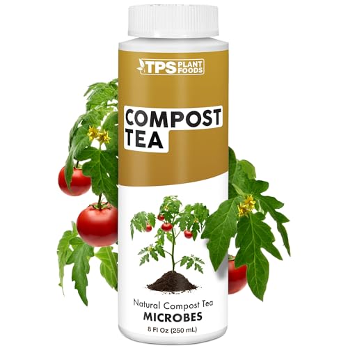 Compost Tea, Boosts Microbial Activity in Gardens for All Plants, 8 oz (250mL)