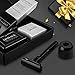 QSHAVE Adjustable Double Edge Safety Shaving Razor Deluxe Set (Razor with Stand)