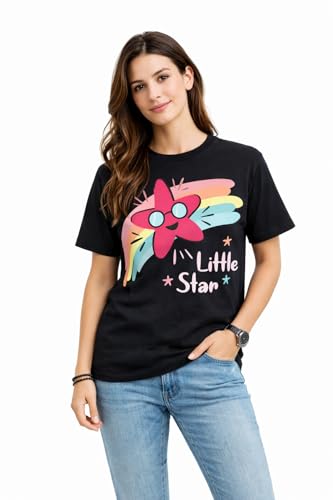 Image of Women Graphic Printed T-Shirt | Stylish Casual Half Sleeve Round Neck Cotton Tee | Trendy Printed Top for Girls & Women