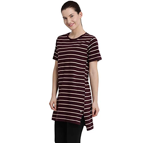 Image of Enamor Essentials E061 Women Night Dress Cotton Tunic Tee