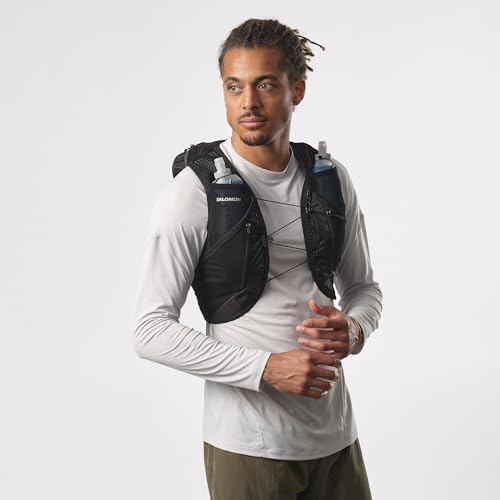 Image of Salomon Unisex Active Skin 12, Hydration & Storage Vest with 500ml Flasks Included