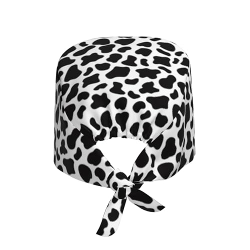 Image of Working Cap Scrub Cap with Sweatband Adjustable Unisex Women Tie Back Hat Nurse Surgical Caps