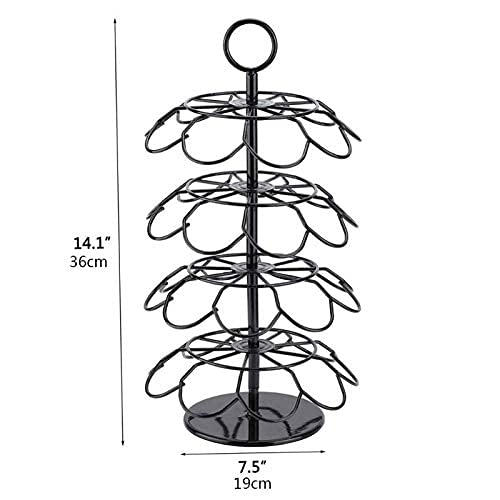 K Cup Coffee Capsule Holder, K Cup Holders, K Cup Carousel Holds 36 K Cups. Coffee Pods Holder Storage Organizer Stand #TOP3