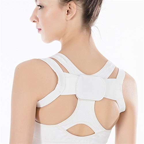 Bandage de correction de lombaire mixte blanc taille L ajustable