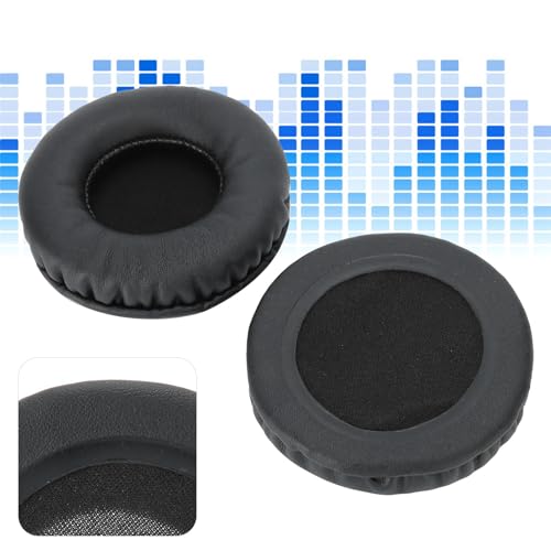 Reemplazo de Cubiertas para Auriculares Brrnoo, Almohadillas de Espuma para Auriculares de 75MM, Cojines Universales para Auriculares miniatura 4