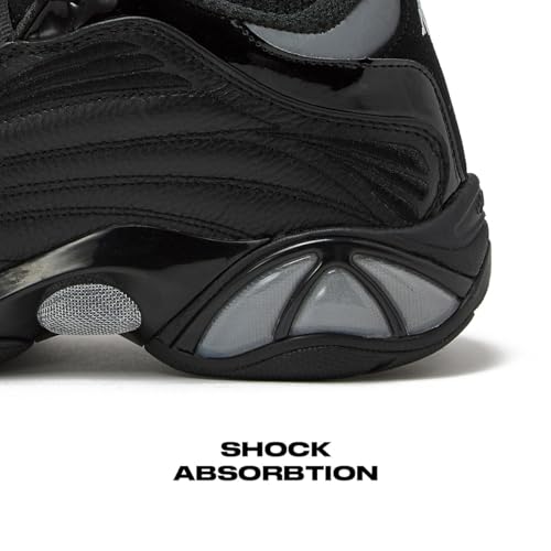 AND1 Mad Game Pro Mens Basketball Shoes, White or Black Basketball Shoes Men, Retro Leather Athletic Sports Sneakers Mens Size 9-143