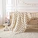 CLoucl 100% Cotton Muslin Crib Comforter/Quilt,Ultra Soft Cozy Reversible Baby Blanket,All Season Toddler Blankets for Boys and Girls, Machine Washable,41
