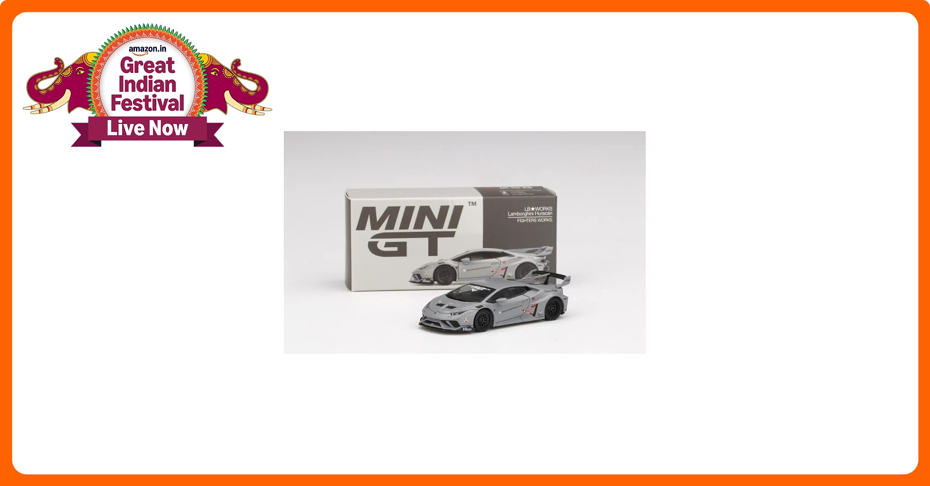 MINI GT Huracán FIGHTERS WORKS 1/64 ミニカー Mini GT Mijo Exclusives 258 LB WORKS Lamborghini Huracan GT