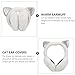 GLEAVI Plush Cat Ear Earmuffs Women’s Winter Ear Warmers Soft White Fashionable for Outdoor Cold Weather