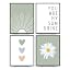 You Are My Sunshine Wall Art Set - Boho Nursery Decor, 2 Framed Posters With Wood Hanger, 12x16 Inches, Neutral - View #10