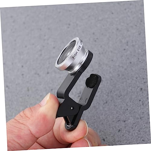 Angoily 3 1 Wide Angle Lens for Cellphone External Camera Phone Telephoto Lens Fisheye Mirror Macro Lens for Phone Mobile Phone Macro Lens Phone Charms Cell Phone Camera Lens Set Triple