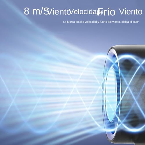 Ventilador personal portátil de 4000mAh con 100 velocidades ajustables 8