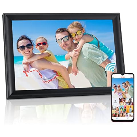 HOLULO Marco de fotos digital Wifi con pantalla táctil IPS FHD de 11 pulgadas y almacenamiento de 32 GB Cover
