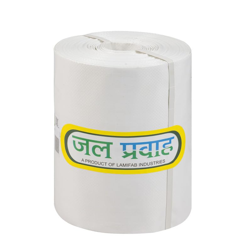 Jal Pravah HDPE lapeta tube pipe 7 inch 30 meter with Repair Kit | hdpe laminated woven lay flat tube | UV Protected Multi layered | Light weight, High Pressure bearing | 30 meter (7 inch/175mm) (B08DFB58FD) Amazon Price History, Amazon Price Tracker