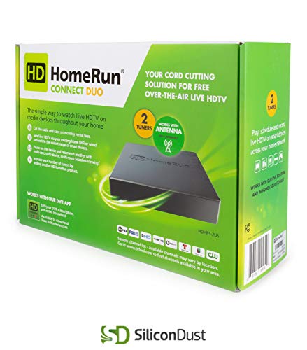 SiliconDust HDHomeRun Connect Duo 2-Tuner LiveTV for Cord Cutters (HDHR5-2US) (Renewed)