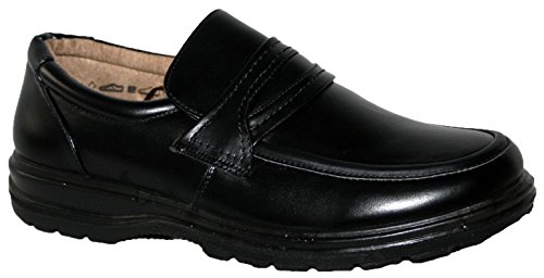 Charles Southwell Mens Lightweight Smart/Casual Comfort Work Walking Dress Shoes Derek blk 10
