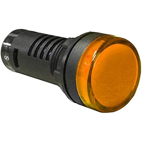 22mm Indicator Led Pilot Light 230V AMB, Forward Current If 20mA, IP/NEMA Rating IP65, LED Colour Amber, Mounting Hole Dia 22mm, Operating Voltage 230V, Product Range CBPI22, External Dia 29mm, Exte Cover