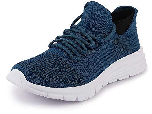 FAUSTO Men’s Sports & Outdoors Lace Up Running Shoes for Gym|Yoga|Exercise|Workout|Fashion|Jogging|Comfort|Anti Skid EVA Sole