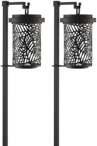 Illuminate Your Outdoors with These 5 Solar Shepherd Hook Landscape Lights 1 Generic GTX Solar Shepherd’s Hook Landscape Light, Pack of 2, Black