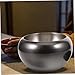 Cabilock Household Serving Bowl Stainless Steel Mixing Bowl Compact Easy to Clean Perfect for All Occasions