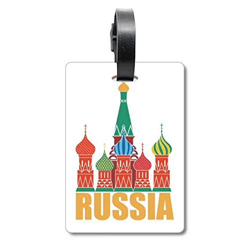 Étiquette sac voyage Moscou et accessoires d'identification valise