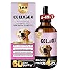 Collagen for Dogs,4Fl Oz（120ml） Add Probiotics,Reduce Dog Hair Loss and Increase Hair Brightness,Contains hyaluronic Acid and 3 proteins,Enhance Joint Supportand Mobility,Canadian NN Certification