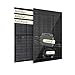 VALE Balkonkraftwerk Bifazial 900 Wp Full Black - Marstek-M2-800 Wechselrichter - Solaranlage - Hochwertiges Solarpanel Set - 3m AC-Kabel