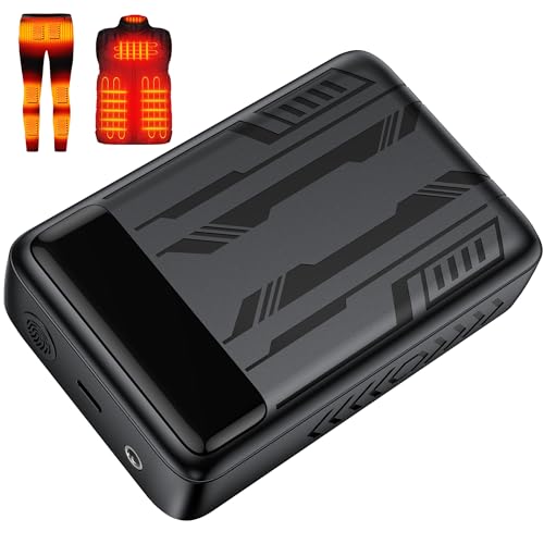 Whsahans 7.4V 5V 20000mah Battery Pack for Heated Veats Jackets