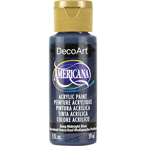 Pintura acru00a8u00aalica americana 2 oz profunda azul medianoche - opaco