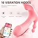 Female Viboators Remote Control Virabtor Long Distance Relationship Vibrate Pa nties Gifts Game Sucking Thrusting Sensory Viboators Toys Woman Q529A