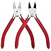 Whizzotech Wire Cutter Chromium Vanadium Stainless Steel Diagonal Cutting Pliers Micro Flush cut Side cutters (Wire Cutter 5 Inch)