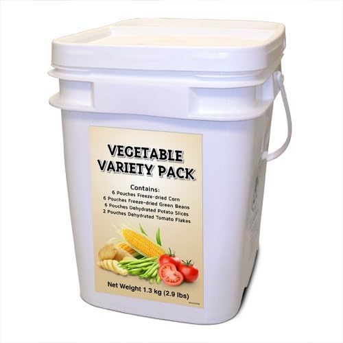 Freeze Dried Vegetable Variety - 160 servings