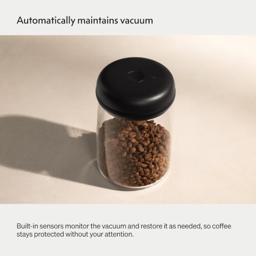 Fellow Atmos Elektrische Vakuum Kaffeedose Luftdicht, 0,7 L, Klarglas – Ansicht 6