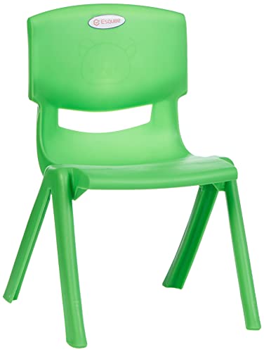 Esqube Baby Chair Kids Plastic School Study Chair Green Color