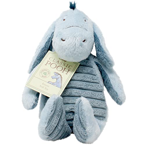 Classic Winnie the Pooh & Friends - Eeyore - Cuddly Donkey - Great to gift for newborn baby crianças and toddlers - soft toy by Rainbow Designs