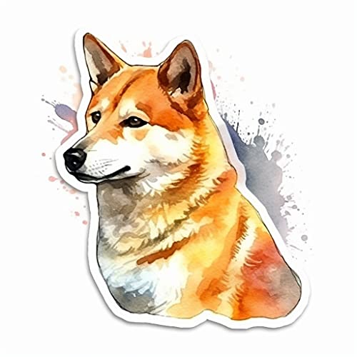 Image of Yoonek Graphics Shiba Inu Dog Vinyl Decal Sticker for Car, Laptop, Tumbler, More. #001667