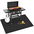 70 x 48 in Under Grill Mat Compatible with Blackstone 28in & 36in Griddle - Fireproof BBQ Mats for Grilling to Protect the Deck, Patio, Pavers - Easy to Clean Griddle Mat for Blackstone - 1mm