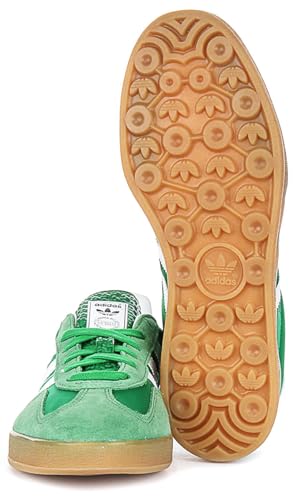 Image of adidas Gazelle Indoor Men's Three Layers Q-Pannel Gum Sole Trainers