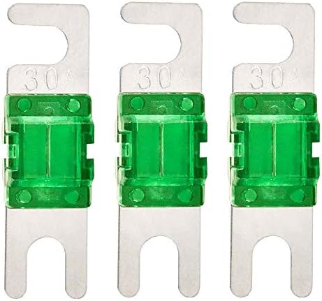 Mini ANL 30 Amp Fuse For Automotive Marine Audio Video System Electronics Fuse 3 Pack (30A)