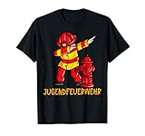 Jugendfeuerwehr Dabbing Feuerwehr Kinder Jungen Spruch T-Shirt