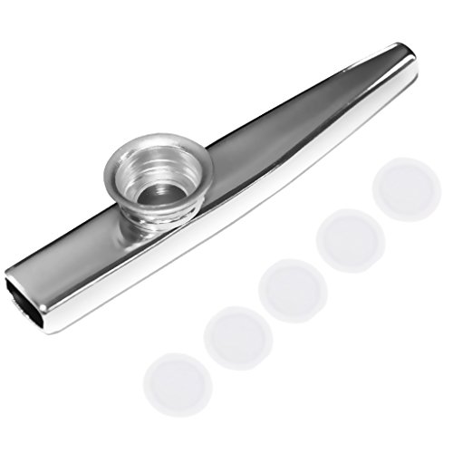 Kazoo En Alliage D’aluminium Diaphragme Musique Instrument Jouet – Argent - Les Beatles, Paul McCartney, John Lennon, RIngo Starr, George Harrison Kazoo En Alliage D'aluminium Diaphragme Musique Instrument Jouet - Argent – Image 8