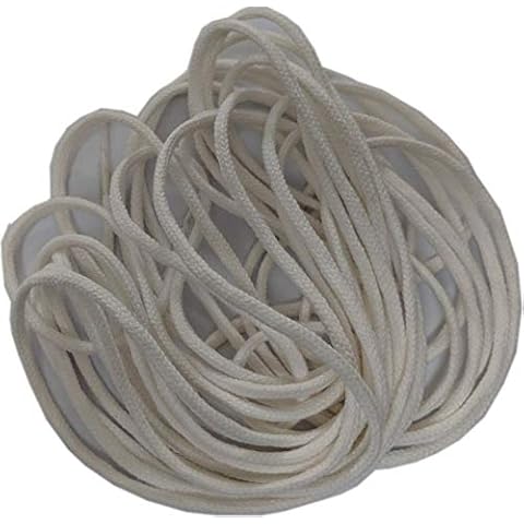 CLEARCRAFT 5METRES OF 2.6mm ROUND WICK FOR USE WITH OIL CANDLES AND SMOKELESS ODOURLESS LAMP OIL (5M X 2.6MM). FITS MINI CUBE, MINI BALL, LA MANGA OIL CANDLES Cover