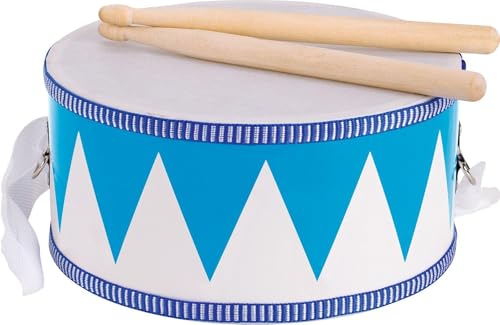 goki 61898 Trommel aus Holz Ø 20,3 cm, Höhe 10 cm mit verstellbarem...