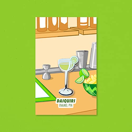 Image of Classic Cocktail Cute Enamel Pins for Bartender Aprons, Jackets, Backpacks and Purses, Shirt and Suit Lapels, Button Badges Brooch Fashion Jewelry